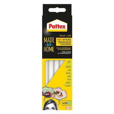 Bâton de colle pour pistolet Pattex Hobby 10 pièces