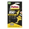 Alleslijm Pattex 100% tube 50 gram op blister foto