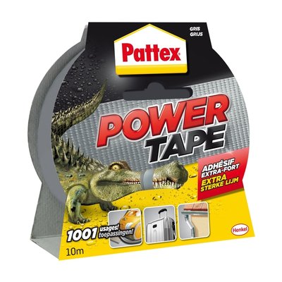 Plakband Pattex Power Tape 50mmx10m grijs