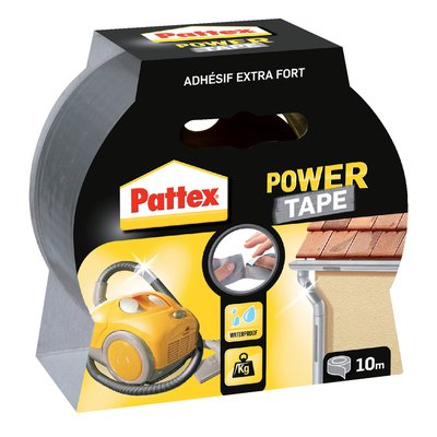 Plakband Pattex Power Tape 50mmx10m grijs