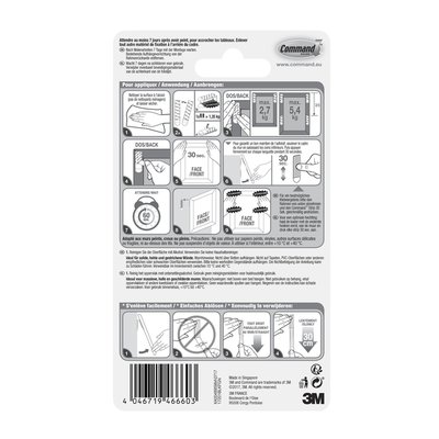 Bevestigingsstrip Command middelgroot klik vast 5,4kg zwart