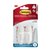 Crochet plastique Command ovale blanc avec bande de fixation