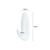 Crochet plastique Command ovale blanc avec bande de fixation Photo