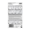 Crochet plastique Command ovale blanc avec bande de fixation Photo
