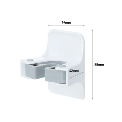 Accroche balai Command inclus bande de fixation blanc
