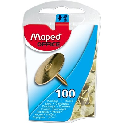 Punaises Maped messing 100 stuks