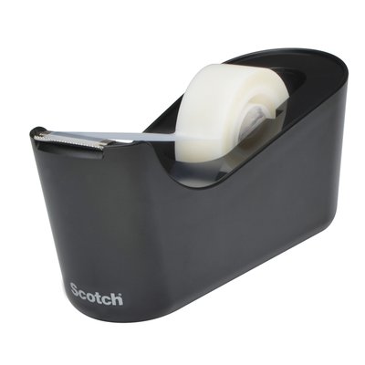 Plakbandhouder Scotch C18 zwart + 1 rol magic tape 19mmx33m