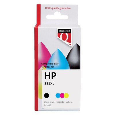 Inktcartridge Quantore alternatief tbv HP CB338EE 351XL kleur