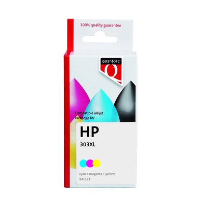 Inktcartridge Quantore alternatief tbv HP T6N03AE 303XL kleur HC