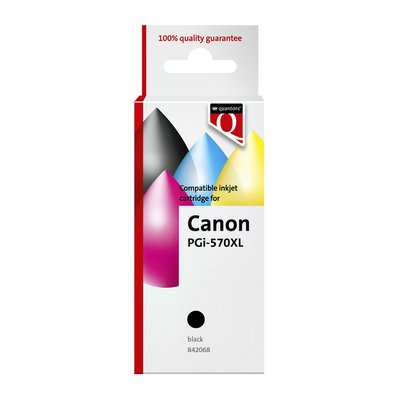 Inktcartridge Quantore alternatief tbv Canon PGI-570XL zwart HC