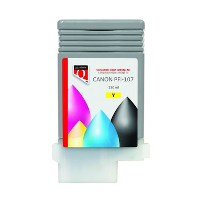 Inktcartridge Quantore alternatief tbv Canon PFI-107 geel