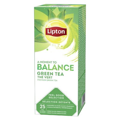 Thé Lipton Balance thé vert 25x 1,5g