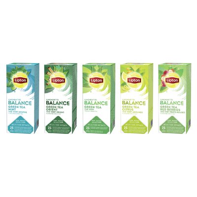Thé Lipton Balance thé vert 25x 1,5g