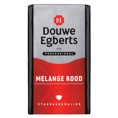 Koffie Douwe Egberts snelfiltermaling Melange Rood 250gr