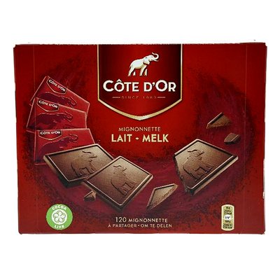 Chocolade Cote d'Or mignonnette melk 120x10 gram