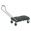 Transportkar Rubbermaid Triple Trolley inklapbaar 227kg zwart foto