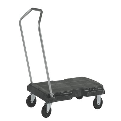 Transportkar Rubbermaid Triple Trolley inklapbaar 227kg zwart