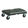 Transportkar Rubbermaid Triple Trolley inklapbaar 227kg zwart foto