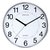 Pendule murale Unilux Aria Ø28,5cm gris argenté/blanc