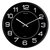 Pendule murale Unilux Mega Ø57,5cm noir