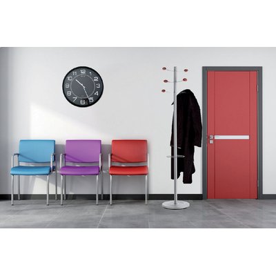 Pendule murale Unilux Mega Ø57,5cm noir