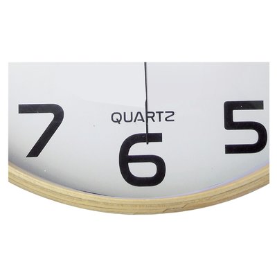 Wandklok Unilux Baltic hout wit