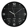 Wandklok Unilux On Time Ø 30.5cm zwart/wit foto