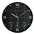 Wandklok Unilux On Time Ø 30.5cm zwart/wit
