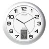 Wandklok Unilux Instinct Ø 30.5cm zilvergrijs/wit foto