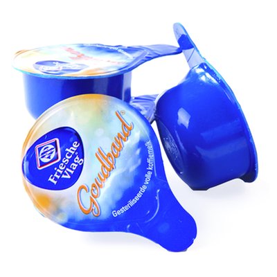 Koffiemelk Friesche Vlag goudband cups 10x7ml