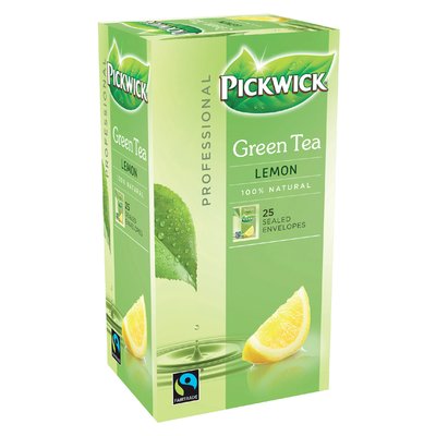 Thé vert Pickwick Fair Trade lemon 25x 1,5g