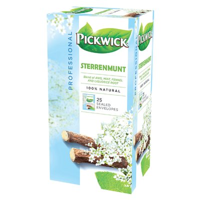 Thee Pickwick sterrenmunt 25x2gr met envelop