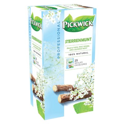 Thee Pickwick sterrenmunt 25x2gr met envelop