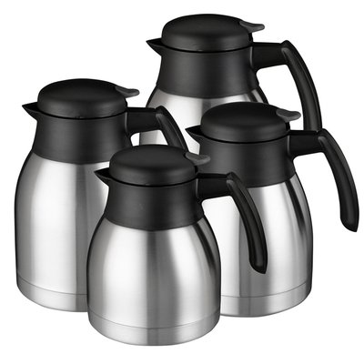 Pot isotherme Bravilor double paroi inox-noir 1,5 litre