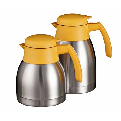 Pot isotherme Bravilor 1L double paroi inox jaune