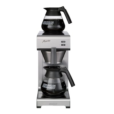 Koffiezetapparaat Bravilor Mondo inclusief 2 glazen kannen
