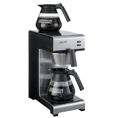 Koffiezetapparaat Bravilor Mondo inclusief 2 glazen kannen
