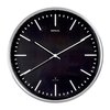 Horloge murale MAULfly RC Ø305x45mm aluminium/noir avec pile Photo