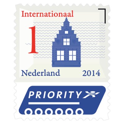 Postzegel Internationaal Waarde 1 Echt Hollands zelfklevend 50 stuks