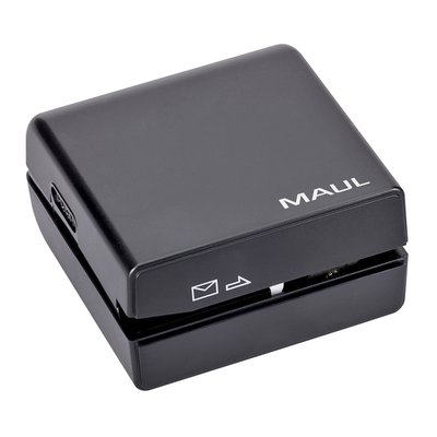 Briefopener MAUL Electrisch incl 4 batterijen 74x70x40mm blister