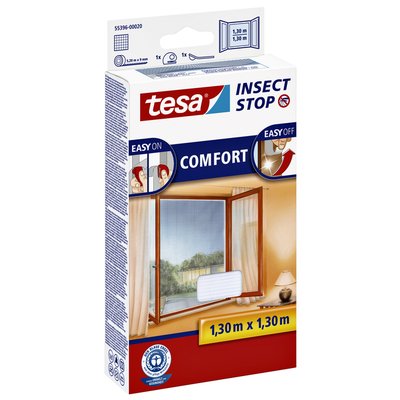 Insectenhor tesa® Insect Stop COMFORT raam 1,3x1,3m wit