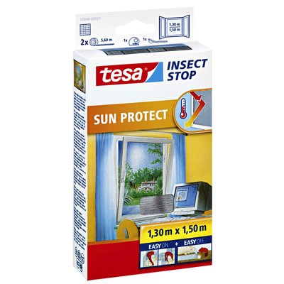 Insectenhor tesa® Insect Stop SUN PROTECT raam 1,3x1,5m antraciet