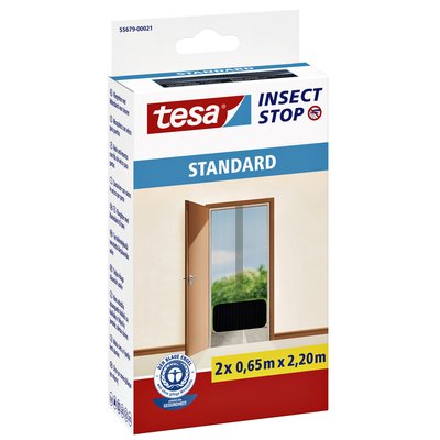 Insectenhor tesa® Insect Stop STANDARD deur 2x 0,65x2,20m antraciet