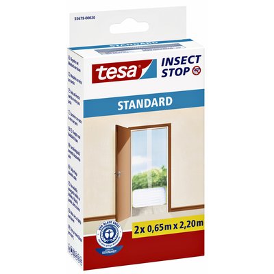 Insectenhor tesa® Insect Stop STANDARD deur 2x 0,65x2,20m antraciet