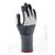 Handschoen Showa 381 grip nitril S grijs