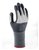 Handschoen Showa 381 grip nitril S grijs