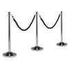 Corde Securit 150cm noire avec embouts chromés Photo