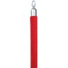 Afzetkoord Securit 150cm rood met chroome knop foto