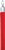 Afzetkoord Securit 150cm rood met chroome knop