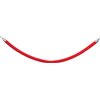 Afzetkoord Securit 150cm rood met chroome knop foto